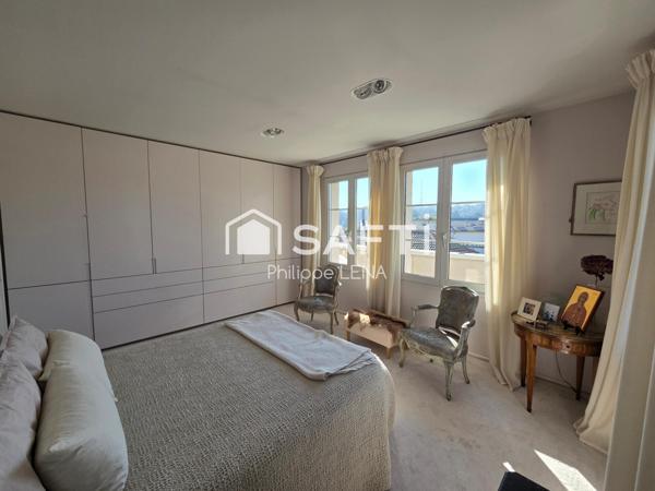 Bel attique 105m², 2 chambres, hyper-centre / gare