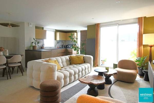 Appartement T3 duplex avec terrasse et parking