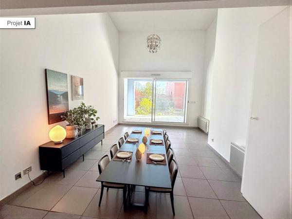Castelnau-le-Lez (34170) Appartement 60.10 m² – Spacieux T2 BIS AVEC MEZZANINE (TÉLÉTRAVAIL OU COUCHAGE D’APPOINT) , TERRASSE ET PK