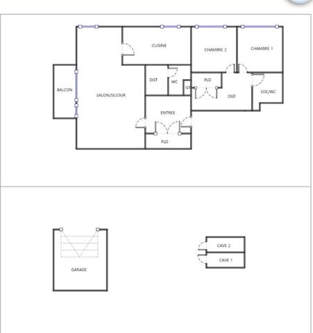 Appartement spacieux de 98 m2 - La Rochelle Centre- Près des Parcs