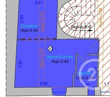 Appartement F1 à vendre  1 pièce - 21,10 m 2   DAX  - 40