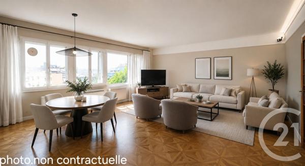 Appartement F4 à vendre  5 pièces - 122,97 m 2   PAU  - 64