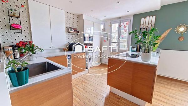 Centre-ville, Appartement 4 pièces, 3 chambres - Cave + Box