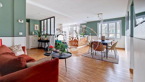 Centre-ville, Appartement 4 pièces, 3 chambres - Cave + Box