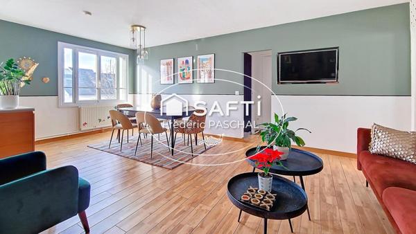 Centre-ville, Appartement 4 pièces, 3 chambres - Cave + Box