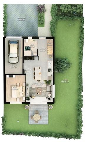 Maison traditionnelle de 87 m²