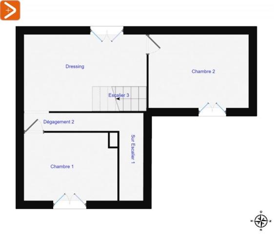 Maison mitoyenne 1 côté Champigneulles Bellefontaine 100 m²