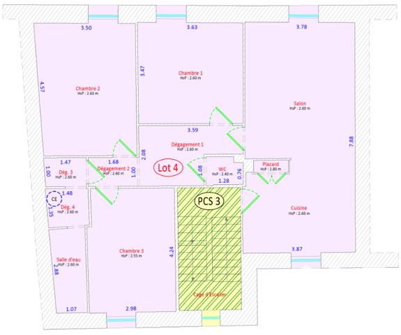 Appartement à vendre 4 pièces 88 m² Saint-Martin-en-Haut