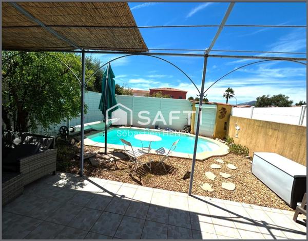 Maison de 98m2 3 chambres et piscine.