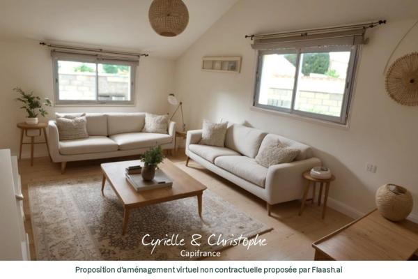 Dpt Hérault (34), à vendre maison plain-pied T5 de 146m2 - Terrain de 700m2