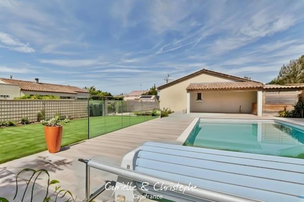 Dpt Hérault (34), à vendre maison plain-pied T5 de 146m2 - Terrain de 700m2