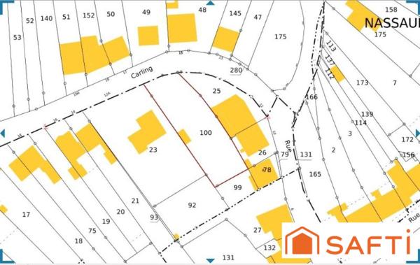 Terrain à L'HOPITAL 901m2