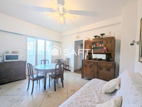 NOUVEAUTE, appartement situé à 50 m du bord de mer et de la promenade des Bains, loggia, grenier