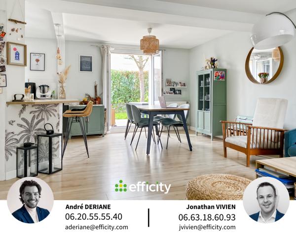 Maison 6 pièces - 93 m² Exclusivité efficity