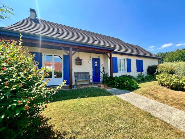 Charmante maison de plain pied, 3 chambres et son jardin clos de 550 m²