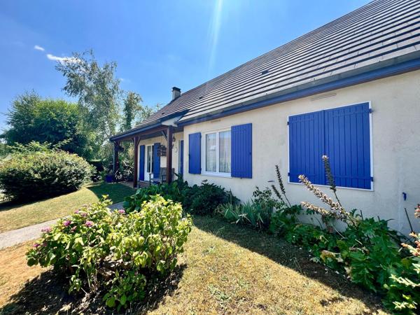 Charmante maison de plain pied, 3 chambres et son jardin clos de 550 m²