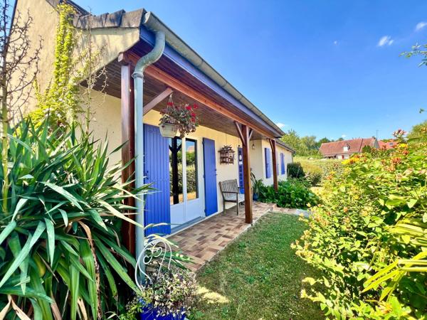 Charmante maison de plain pied, 3 chambres et son jardin clos de 550 m²