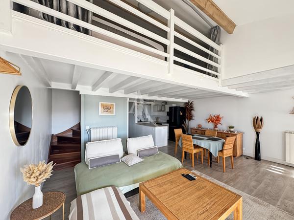 À louer - Appartement T3 meublé de 63 m² avec mezzanine, terrasse et balcon, 13190 Allauch