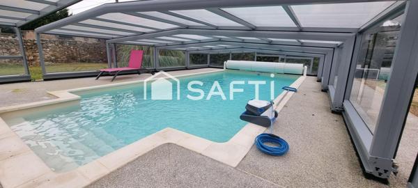 Maison de ville 5 chambres, piscine couverte