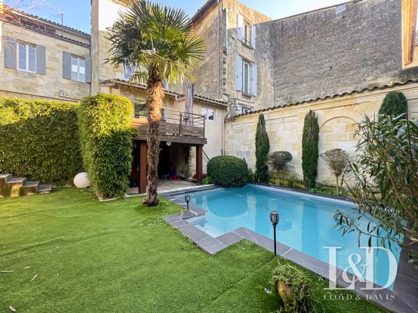 Libourne centre - Bastide - Maison avec piscine et dépendance
