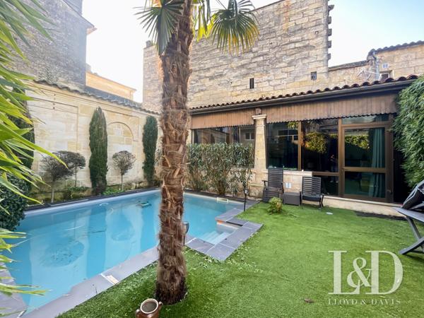 Libourne centre - Bastide - Maison avec piscine et dépendance