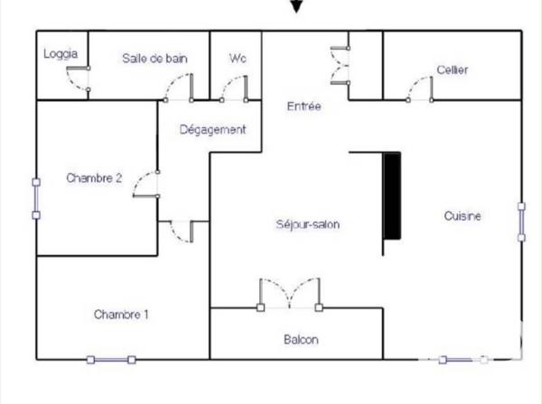 Appartement à vendre 3 pièces 77 m² Gradignan