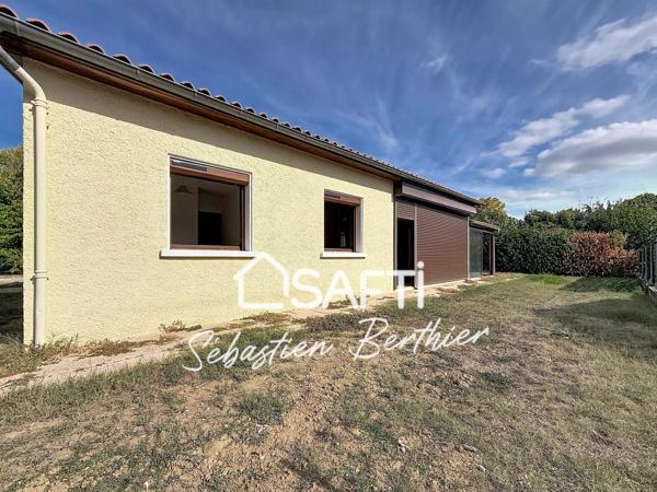 Maison de plain-pied – 100 m² – 3 chambres – garage – vérandas – Lavaur