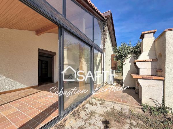 Maison de plain-pied – 100 m² – 3 chambres – garage – vérandas – Lavaur