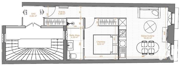 Appartement à vendre 1 pièce 32 m² Toulon