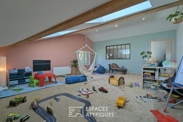 Ancienne grange rénovée en maison familiale