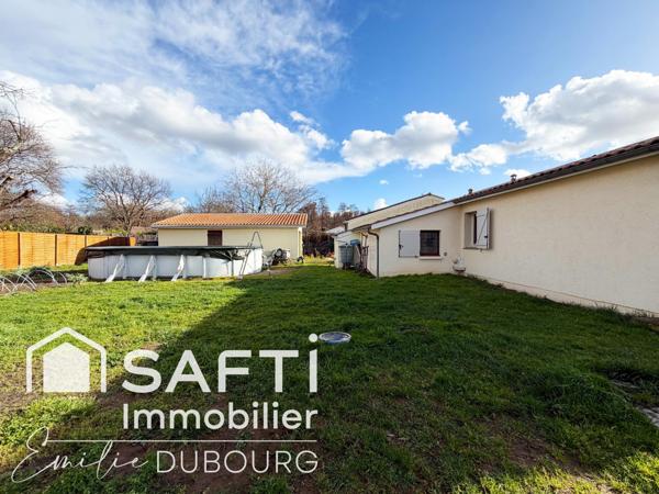 Maison de 92m² - 4 pièces - Garage de 36m²