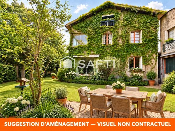 Maison familiale avec studio indépendant et bâtiment de 215 m²