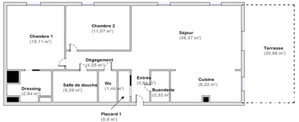Appartement à vendre 4 pièces 91 m² Bezannes