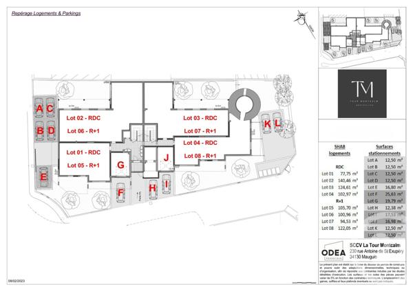 Appartement T4 à vendre  4 pièces - 104,44 m2 MONTPELLIER - 34
