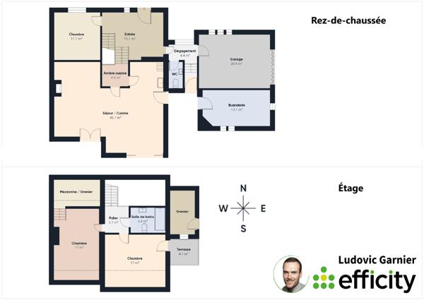 Maison 4 pièces - 108 m²