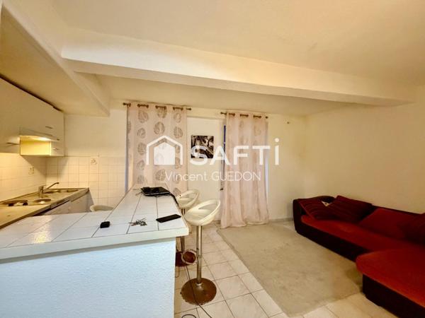 T1 studio meublé sans charge rendement sup à 10%