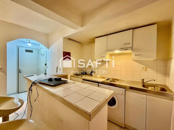 T1 studio meublé sans charge rendement sup à 10%