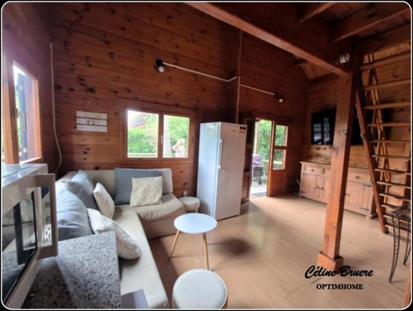 JUZIERS - DOMAINE ILE VERTE  – CHALET 2 CHAMBRES – 120 000 €