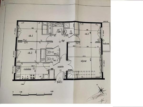Achat - Appartement Puteaux 92800 4 pièces 82 m 2 84 m 2