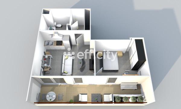 Appartement 2 pièces - 40 m²