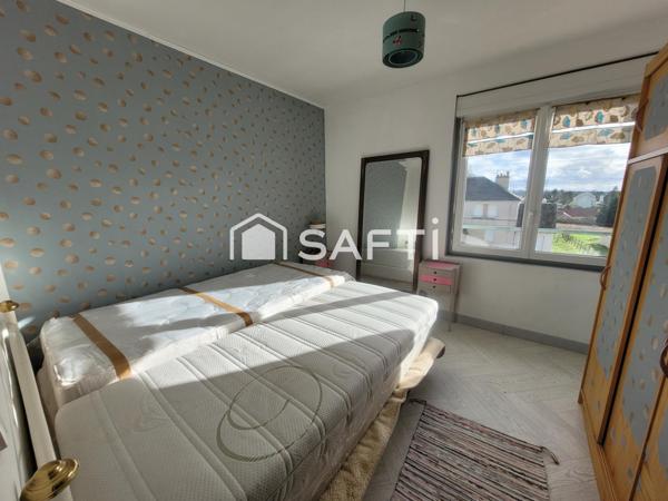 APPARTEMENT Loué : 2ch + Garage + Jardin partagé