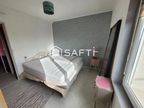 APPARTEMENT Loué : 2ch + Garage + Jardin partagé