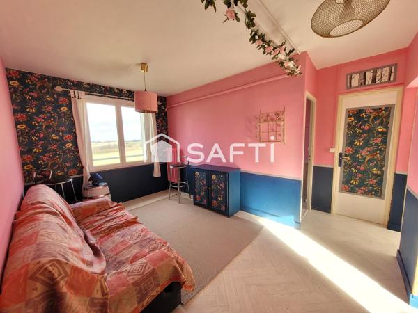 APPARTEMENT Loué : 2ch + Garage + Jardin partagé