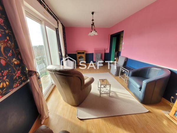 APPARTEMENT Loué : 2ch + Garage + Jardin partagé