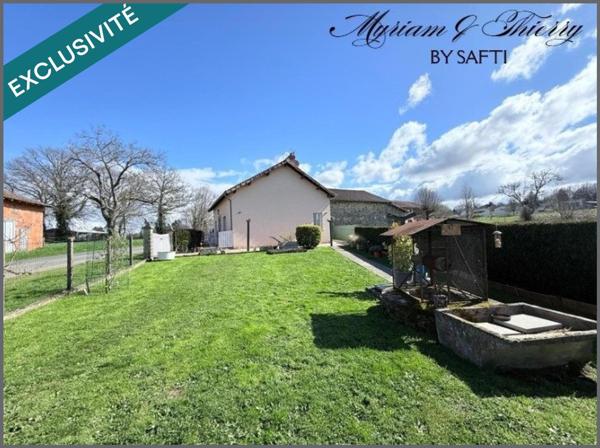 Maison rénovée avec grange jardin et puits