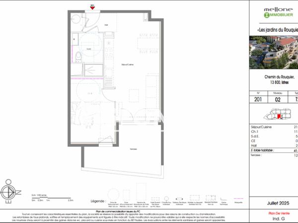 Location Appartement 2 pièces 41.52 m² - Istres 13800