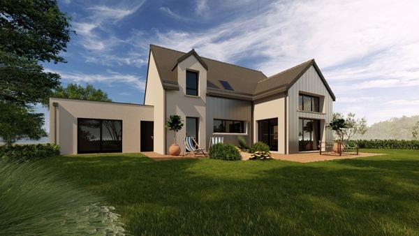 Terrain + Maison à vendre 7 pièces - 152 m²