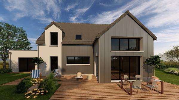 Terrain + Maison à vendre 7 pièces - 152 m²