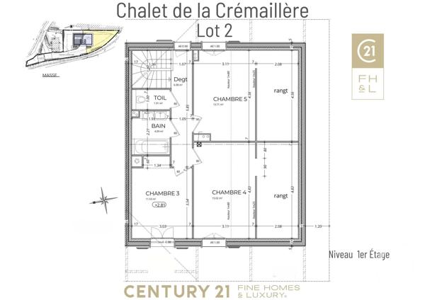 Appartement F6 à vendre  6 pièces - 161,44 m 2   ST GERVAIS LES BAINS  - 74