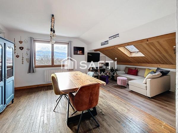 Duplex 4 pièces, coup de coeur à Passy